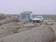 5. These people were camped on the same rocks.