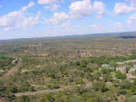 The gorge snakes away into the distance. Apparently the falls eats backwards up the Zambezi at the rate of 9 inches a year.